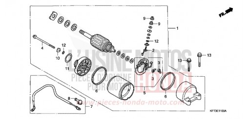 STARTING MOTOR CLR125W de 1998